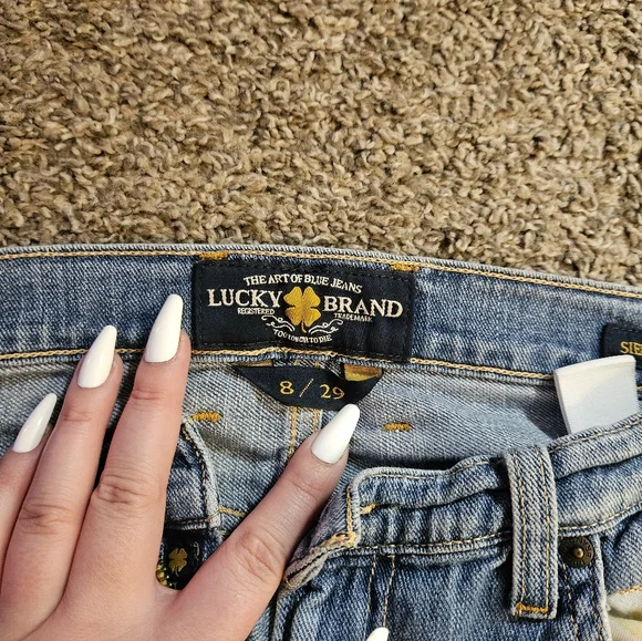 Lucky Brand Women's Light Blue Sienna Cigarette Jeans - Picture 6 of 6